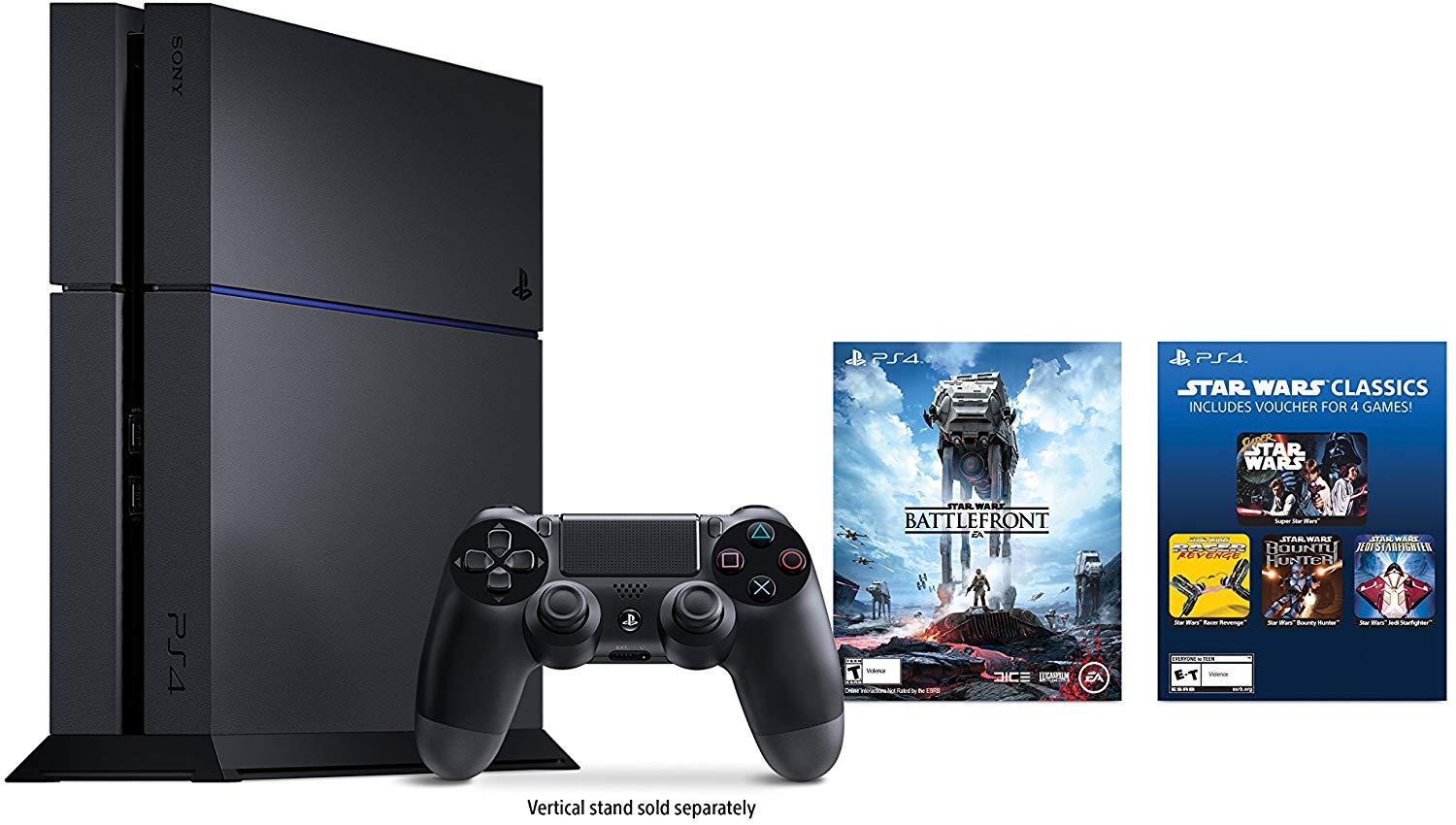 Sony PlayStation 4 500GB Console - Star Wars Battlefront Bundle Consoles Sony   