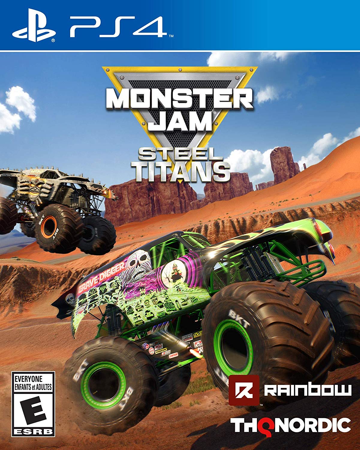 Monster Jam Steel Titans - PlayStation 4 Video Games THQ Nordic   