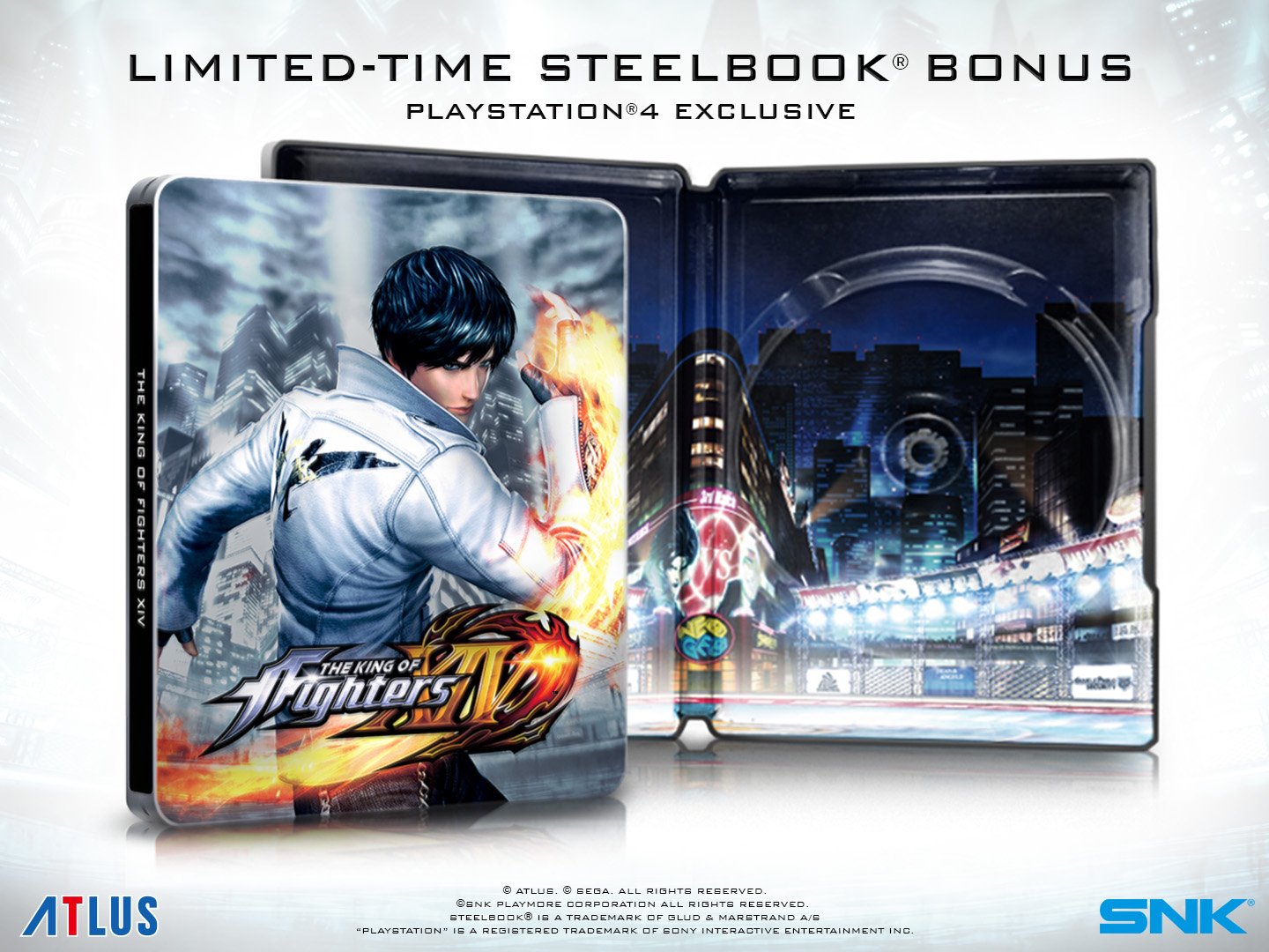 The King of Fighters XIV: SteelBook Launch Edition - (PS4) PlayStation 4 [Pre-Owned] Video Games Atlus   