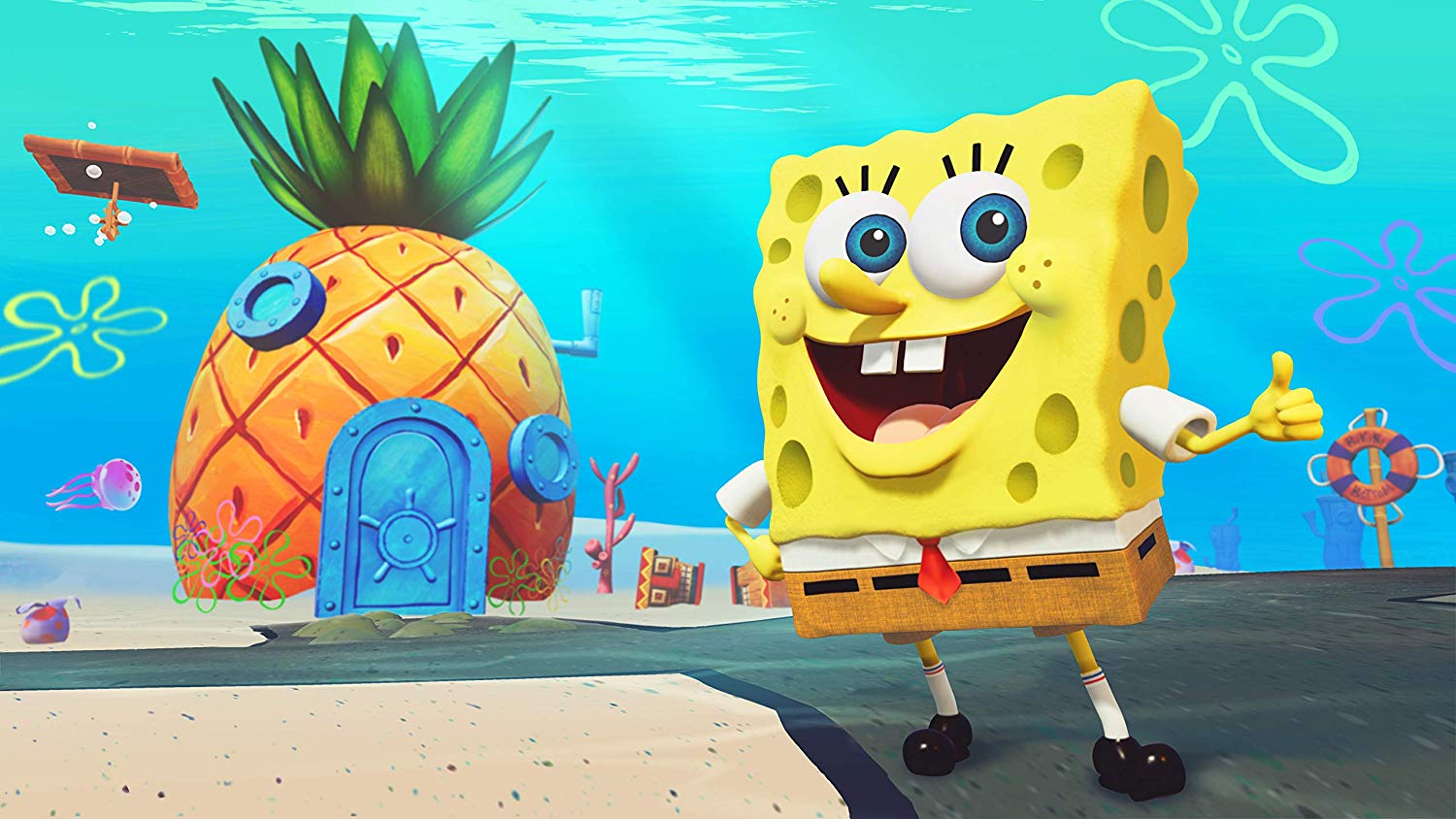 Spongebob Squarepants: Battle for Bikini Bottom - Rehydrated - (NSW) Nintendo Switch [Pre-Owned] Video Games THQ Nordic   