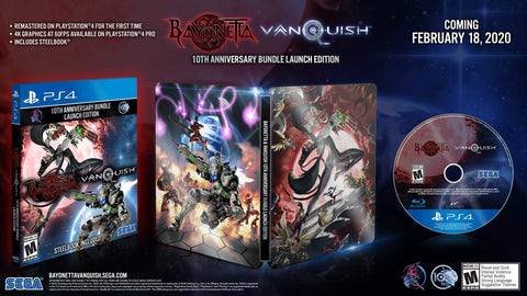 Bayonetta & Vanquish 10th Anniversary Bundle - PlayStation 4 Video Games SEGA   