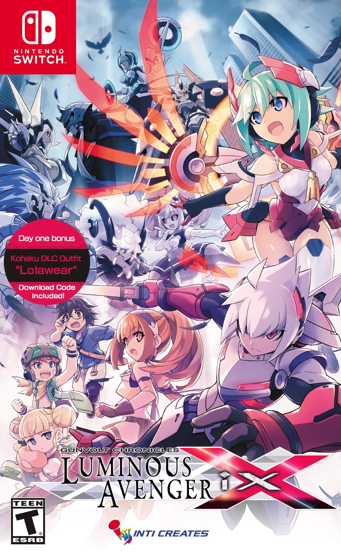 Gunvolt Chronicles: Luminous Avenger iX - (NSW) Nintendo Switch Video Games Limited Run Games   