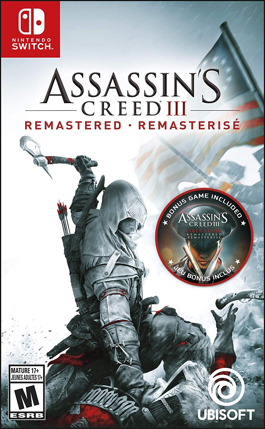 Assassin's Creed III: Remastered - (NSW) Nintendo Switch [Pre-Owned] Video Games Ubisoft   