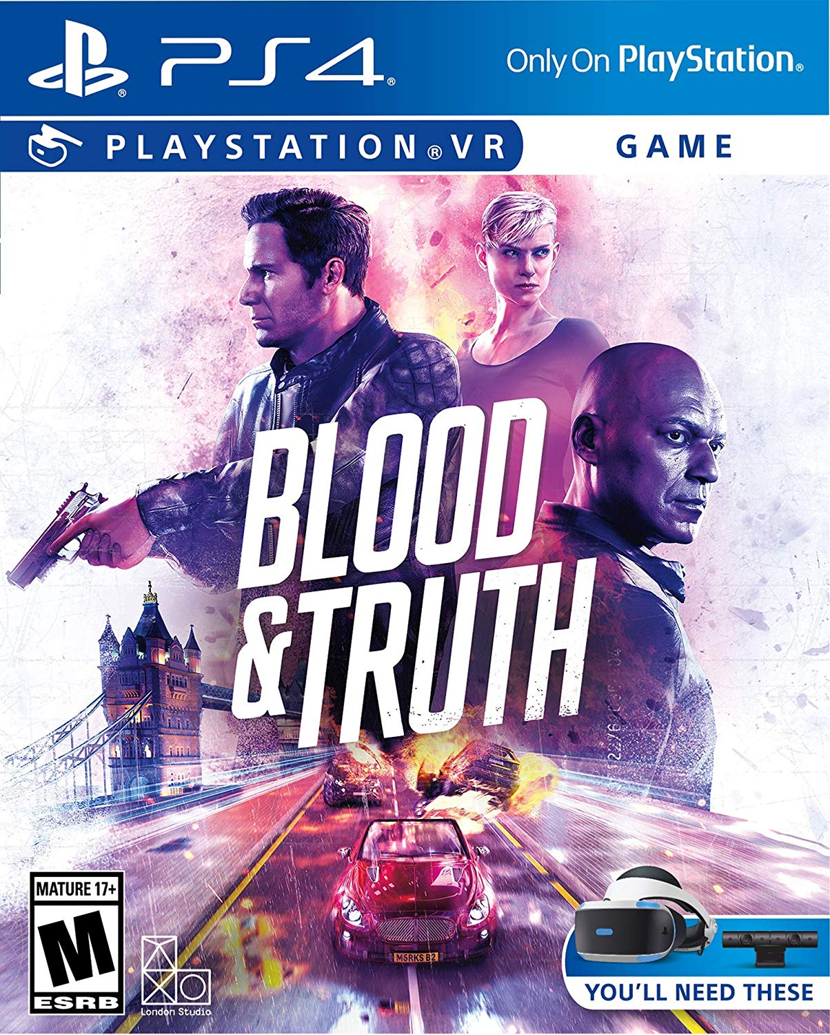 Blood & Truth VR (PlayStation VR) - (PS4) PlayStation 4 Video Games Sony   