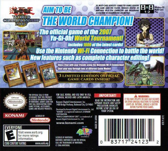2007 yugioh world championship deck Yu-Gi-Oh! World Championship 2007