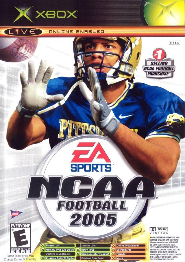 NCAA Football 2005/Topspin Combo - (XB) Xbox [Pre-Owned] Video Games Microsoft Game Studios   
