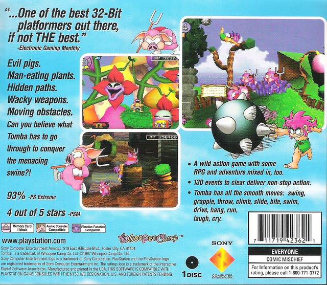 Tomba! - (PS1) PlayStation 1 [Pre-Owned] Video Games SCEA   