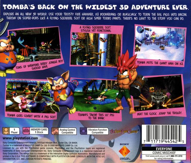 Tomba! 2: The Evil Swine Return - (PS1) PlayStation 1 [Pre-Owned] Video Games SCEA   