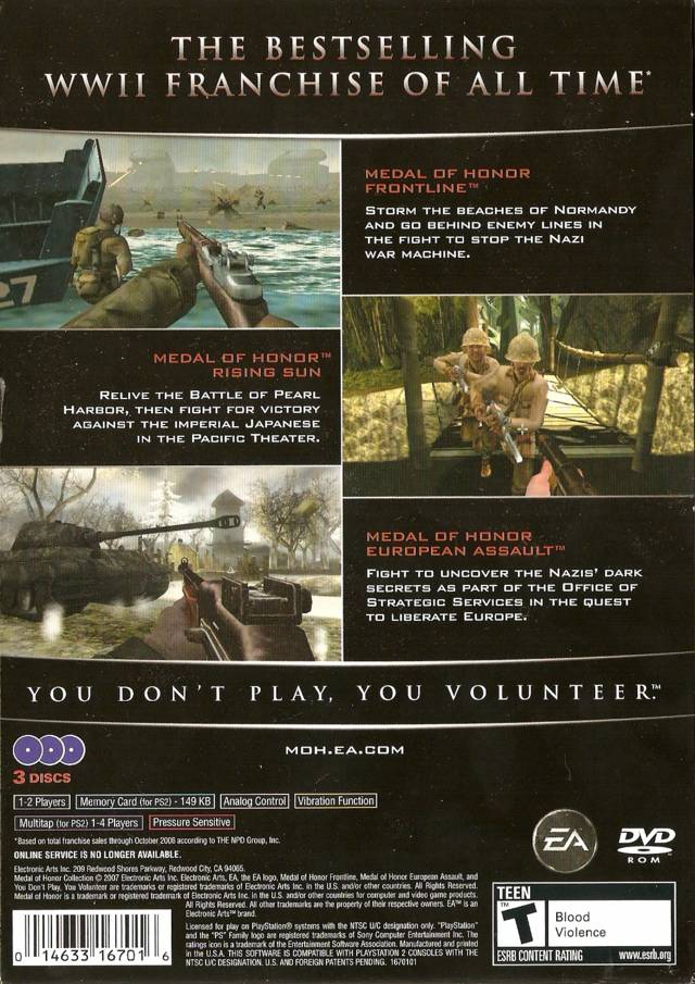 Medal of Honor Collection - (PS2) PlayStation 2 [Pre-Owned] Video Games EA Games