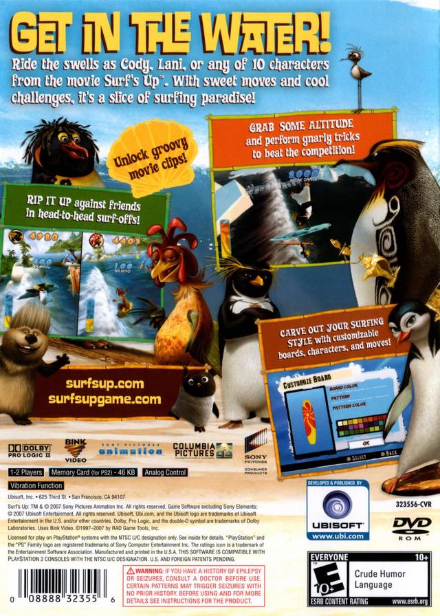 Surf's Up - (PS2) PlayStation 2 [Pre-Owned] Video Games Ubisoft   