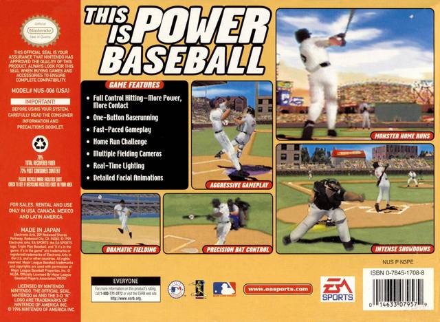 Triple Play 2000 - (N64) Nintendo 64 [Pre-Owned] Video Games EA Sports   