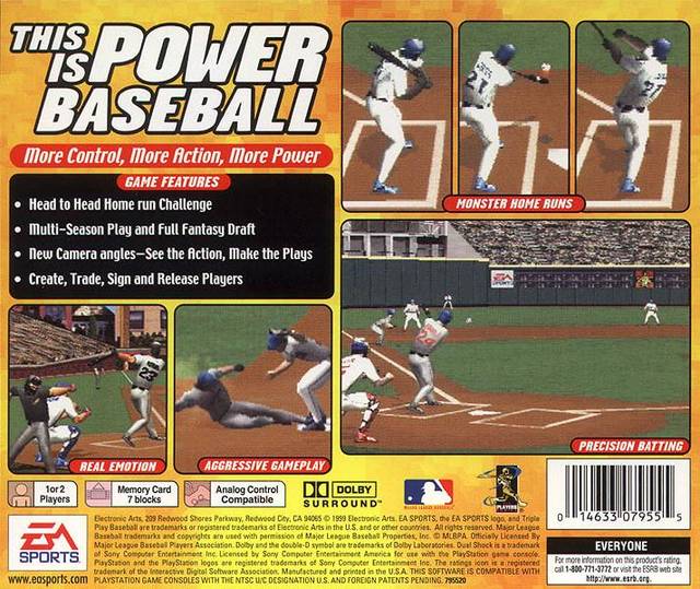 Triple Play 2000 - (PS1) PlayStation 1 [Pre-Owned] Video Games EA Sports   