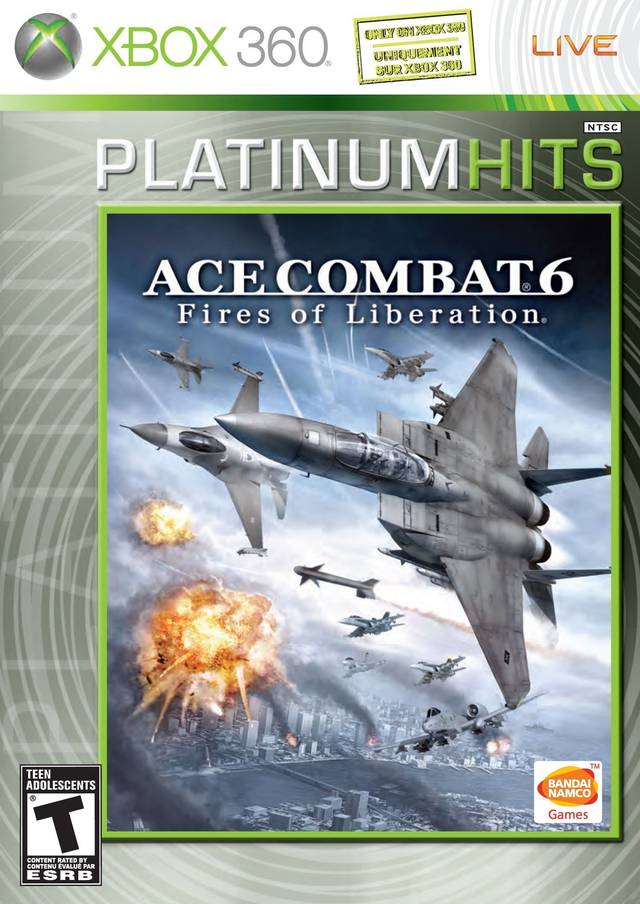 Ace Combat 6: Fires of Liberation (Platinum Hits) - Xbox 360 [Pre-Owned] Video Games Namco Bandai Games   