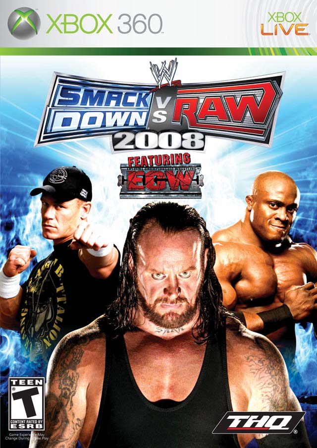 WWE SmackDown vs. Raw 2008 - Xbox 360 [Pre-Owned] Video Games THQ   