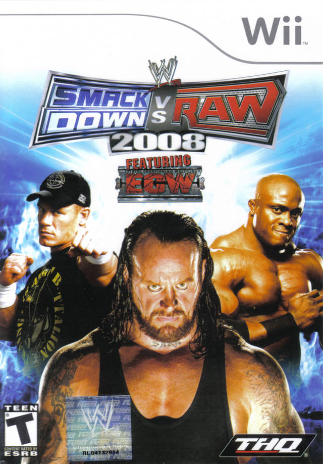WWE SmackDown vs. Raw 2008 - Nintendo Wii [Pre-Owned] Video Games THQ   