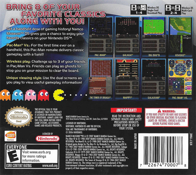 Namco Museum DS - (NDS) Nintendo DS [Pre-Owned] Video Games Namco Bandai Games   