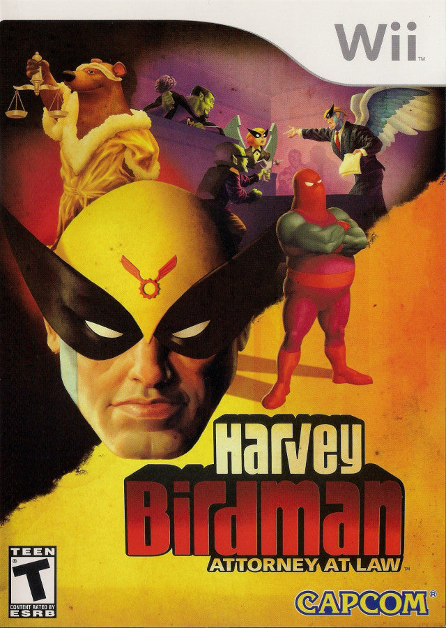 Harvey Birdman: Attorney at Law - Nintendo Wii Video Games Capcom   