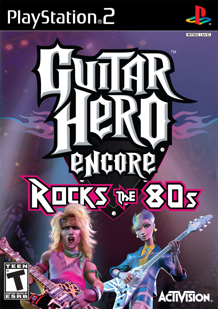 Guitar Hero Encore: Rocks the 80s - (PS2) PlayStation 2 [Pre-Owned] Video Games Activision   