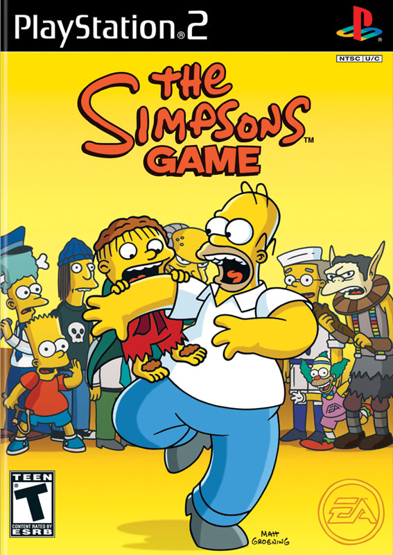 The Simpsons Game - (PS2) PlayStation 2 [Pre-Owned] Video Games EA Games   