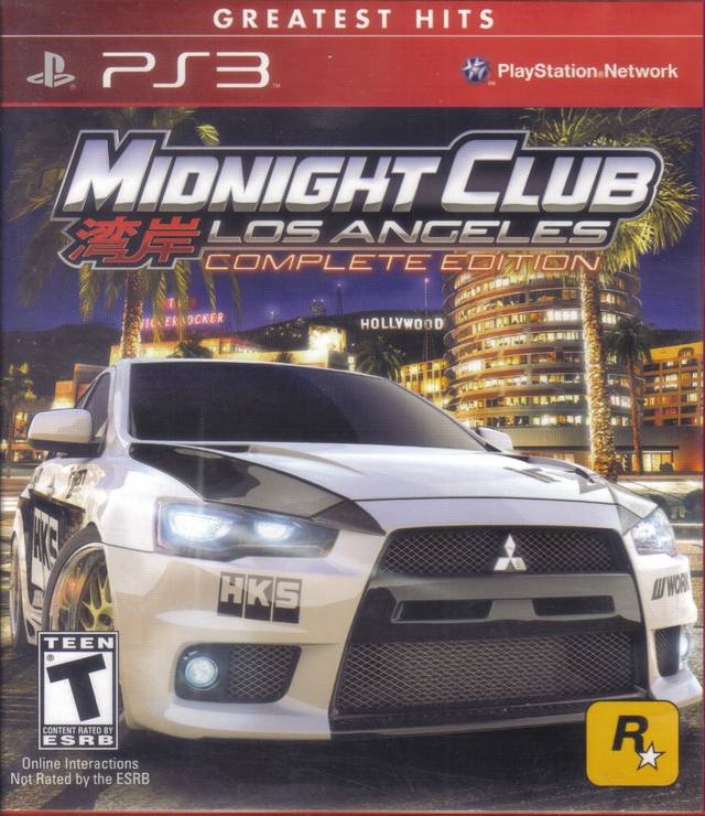 Midnight Club: Los Angeles Complete Edition (Greatest Hits) - (PS3) PlayStation 3 [Pre-Owned] Video Games Rockstar Games   