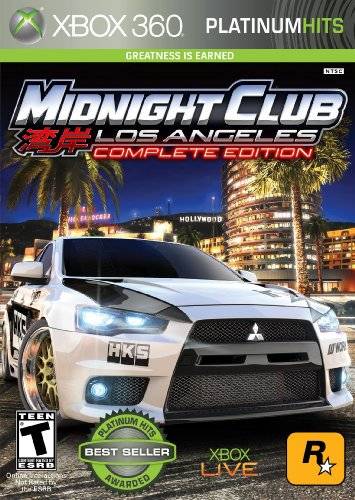 Midnight Club: Los Angeles Complete Edition (Platinum Hits) - Xbox 360 [Pre-Owned] Video Games Rockstar Games   