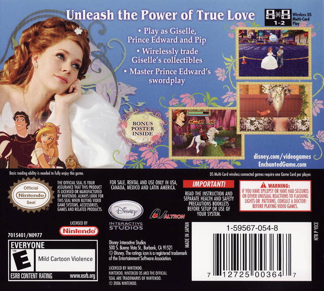 Disney Enchanted - (NDS) Nintendo DS [Pre-Owned] Video Games Disney Interactive Studios   