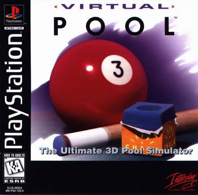 Virtual Pool - (PS1) PlayStation 1 [Pre-Owned] Video Games Interplay   
