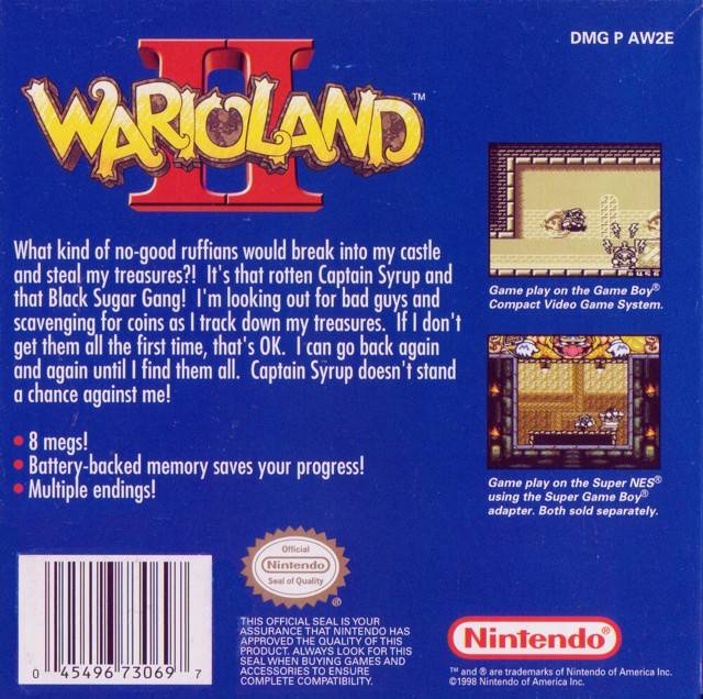 Wario Land II - (GB) Game Boy [Pre-Owned] Video Games Nintendo   