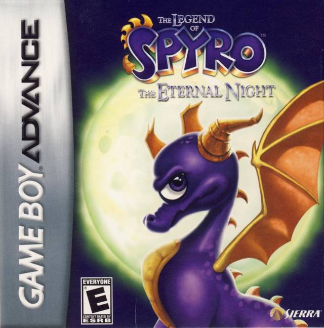 The Legend of Spyro: The Eternal Night - (GBA) Game Boy Advance [Pre-Owned] Video Games Sierra Entertainment   