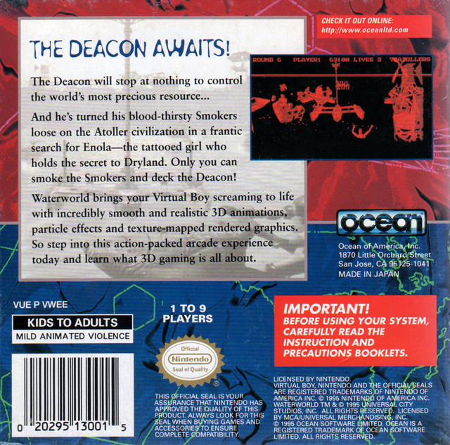Waterworld - (VB) Virtual Boy [Pre-Owned] | J&L Game