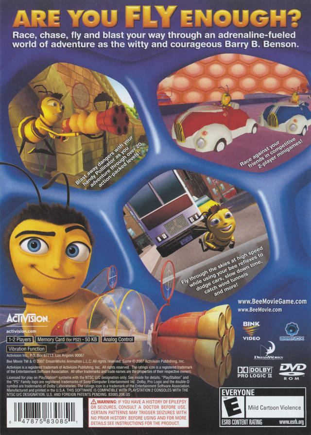 Bee Movie Game - (PS2) PlayStation 2 [Pre-Owned] Video Games Activision   