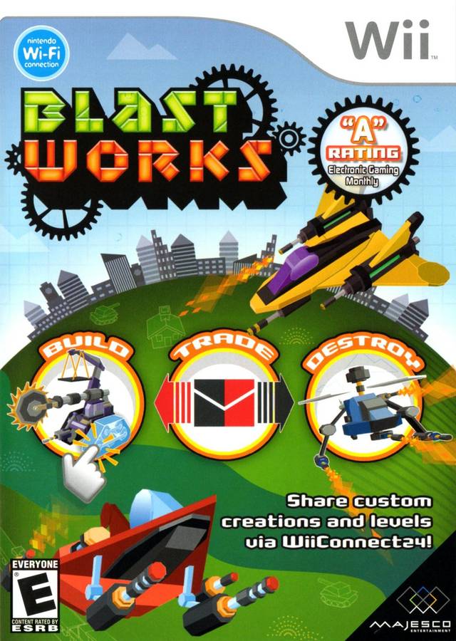 Blast Works: Build, Trade, Destroy - Nintendo Wii Video Games Majesco   