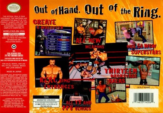 Wcw mayhem n64 discount