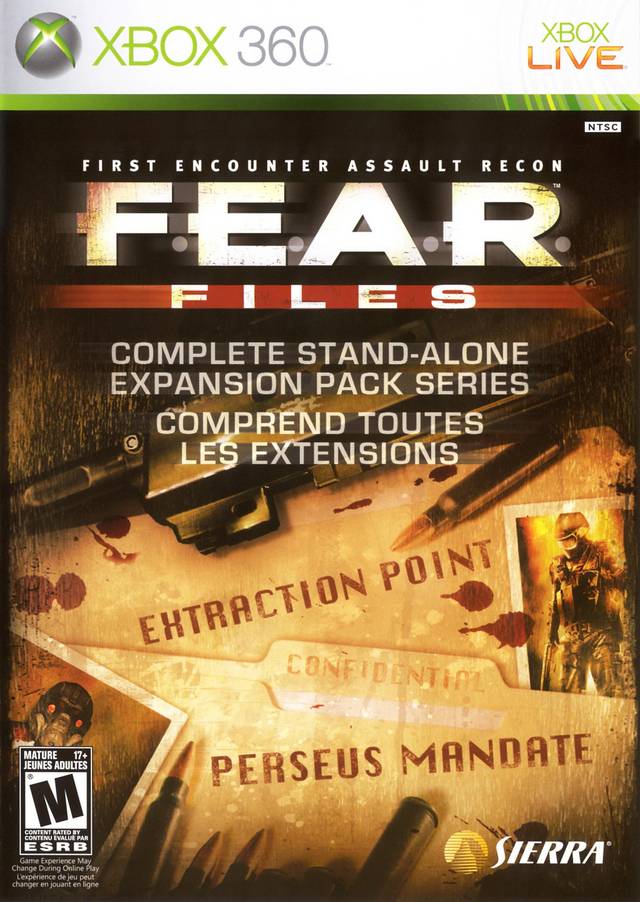 F.E.A.R. Files - Xbox 360 Video Games Sierra Entertainment   