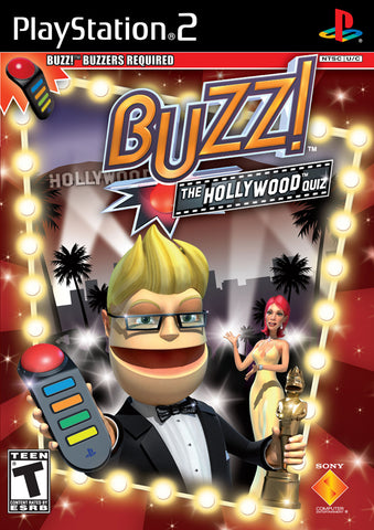 Buzz! The Hollywood Quiz - PlayStation 2 Video Games SCEA   