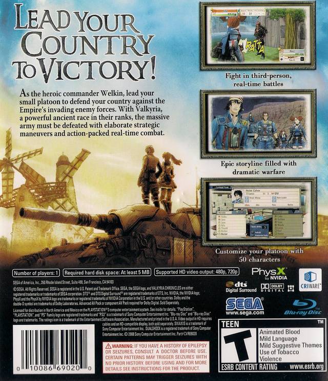 Valkyria Chronicles [import anglais Valkyria Chronicles [import anglais