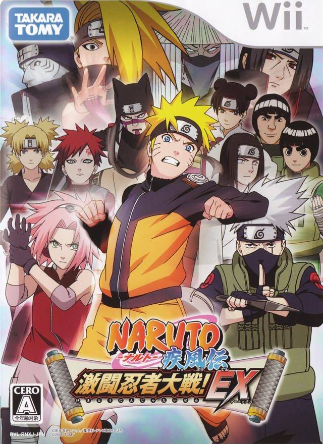 Naruto Shippuden: Gekitou Ninja Taisen EX - Nintendo Wii (Japanese