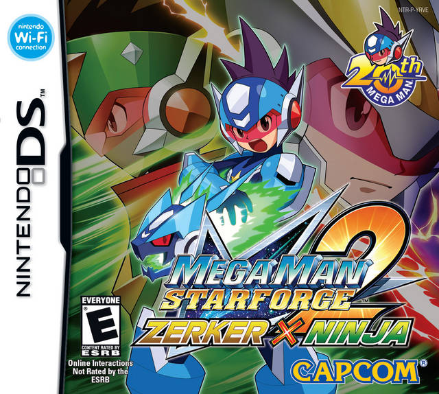 nene43200037　千年原人2 Mega Man Star Force 2: Zerker X Ninja - (NDS) Nintendo DS [Pre