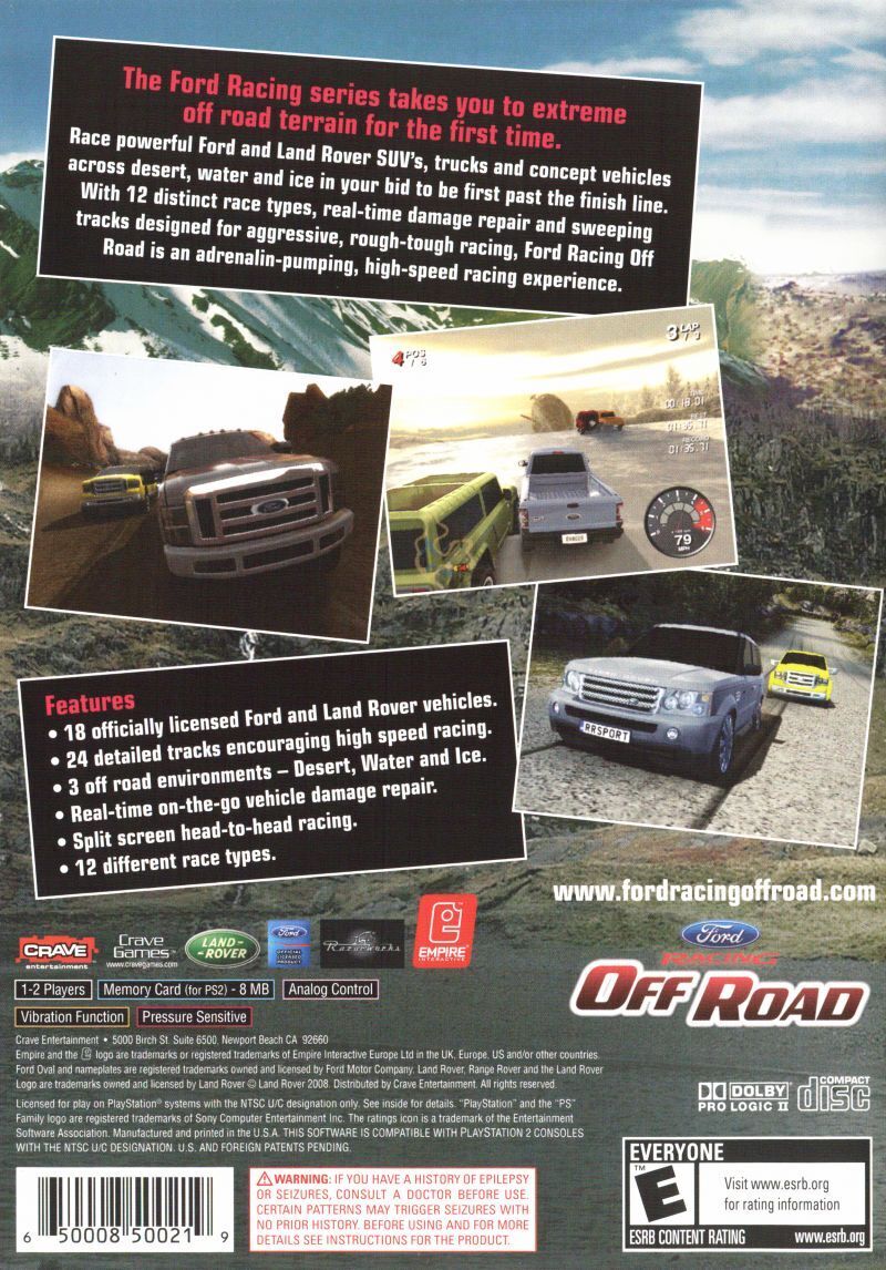 Ford Racing: Off Road - (PS2) PlayStation 2 [Pre-Owned] Video Games 2K Games   