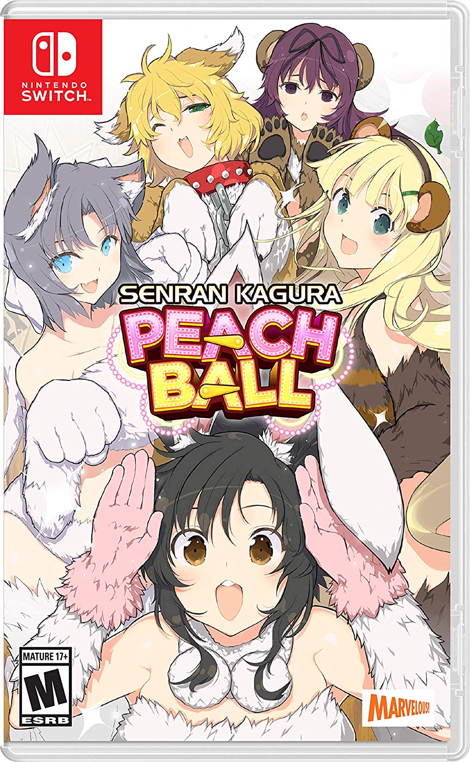 Senran Kagura Peach Ball - (NSW) Nintendo Switch Video Games XSEED Games   