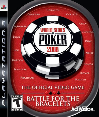 World Series of Poker 2008: Battle for the Bracelets - (PS3) PlayStation 3 [Pre-Owned] Video Games Activision   