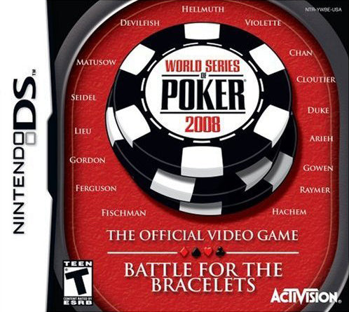 World Series of Poker 2008: Battle for the Bracelets - Nintendo DS Video Games Activision   