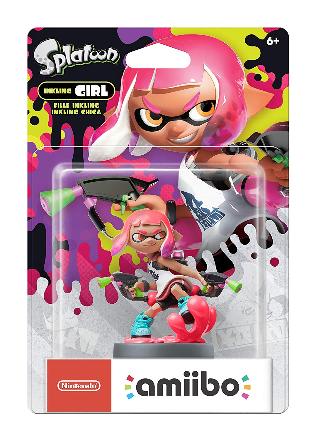 Inkling Girl (Neon Pink) (Splatoon series) - Nintendo Switch Amiibo Amiibo Nintendo   