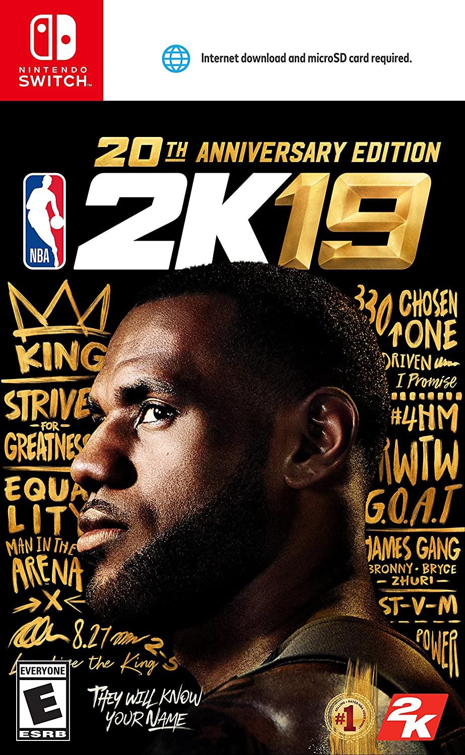 NBA 2K19 (20th Anniversary Edition) - (NSW) Nintendo Switch Video Games 2K Games   