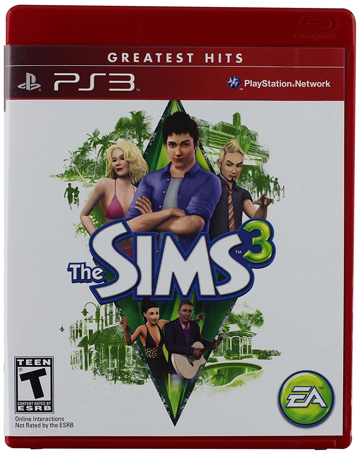 The Sims 3 ( Greatest Hits ) - PlayStation 3 [Pre-Owned] Video Games Electronic Arts   