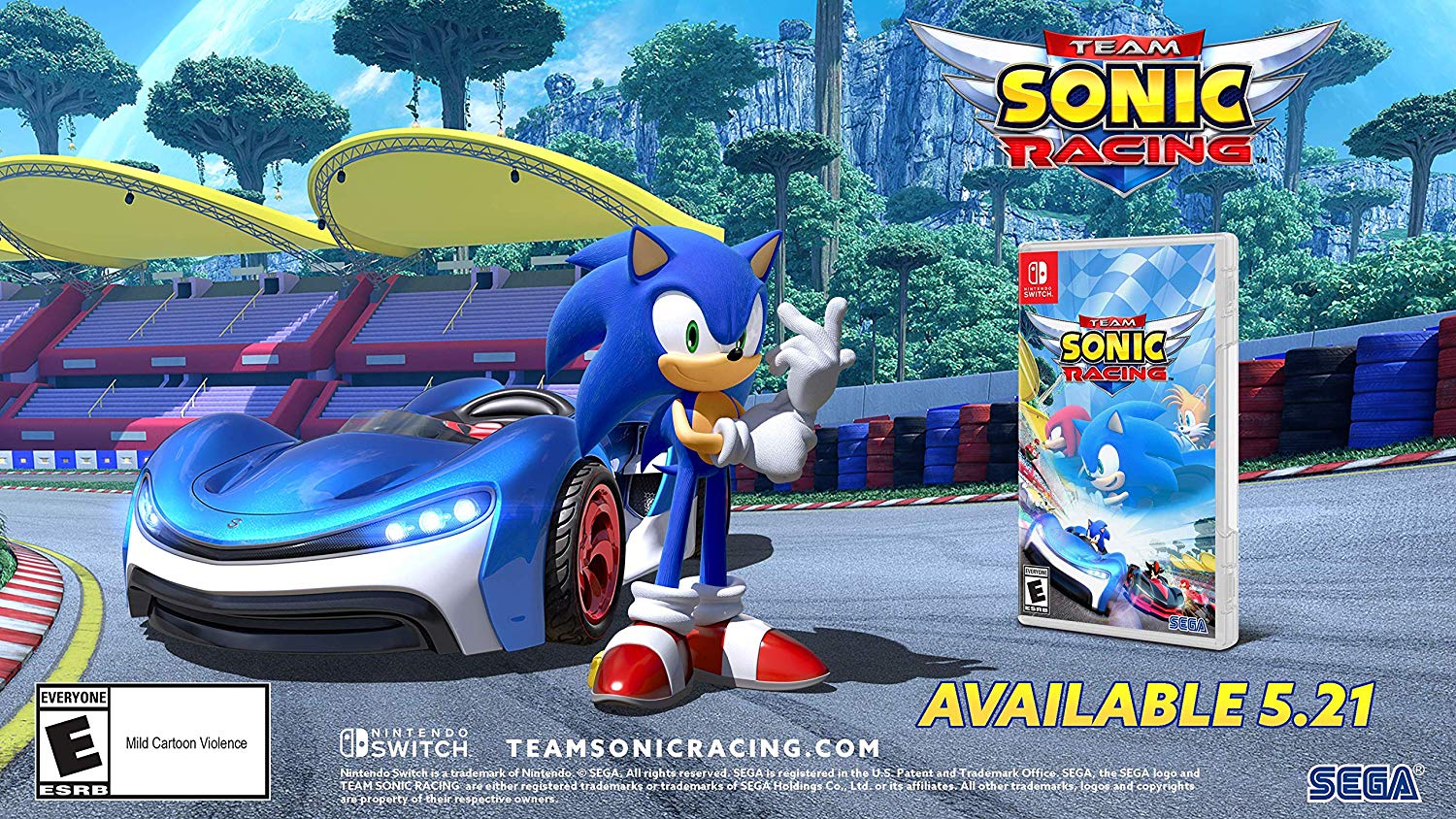 Team Sonic Racing - (NSW) Nintendo Switch Video Games Sega   