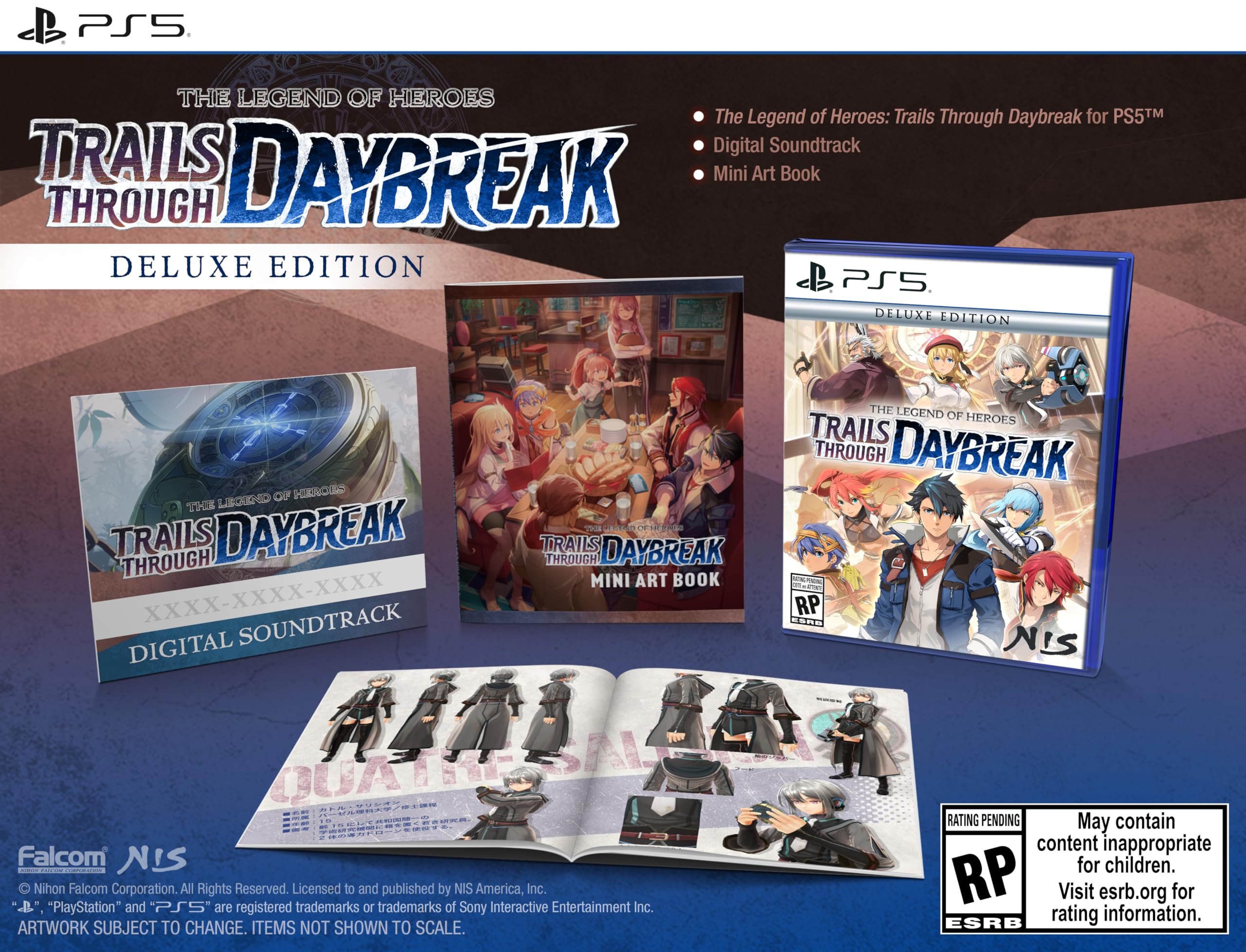 The Legend of Heroes: Trails through Daybreak: Deluxe Edition - (PS5) PlayStation 5 Video Games NIS America   