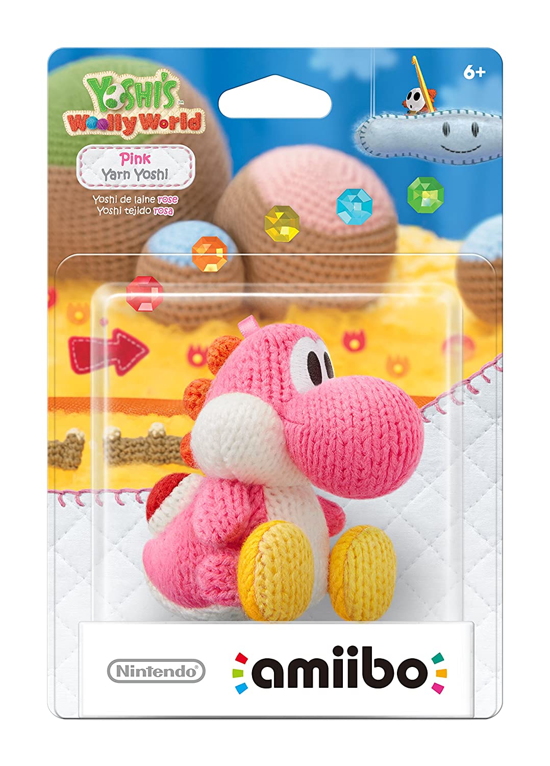 Pink Yarn Yoshi (Yoshi's Woolly World) - Nintendo WiiU Amiibo Amiibo Nintendo   