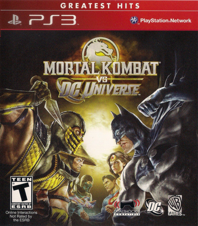 Mortal Kombat vs. DC Universe (Greatest Hits) - PlayStation 3 [Pre-Owned] Video Games Midway   