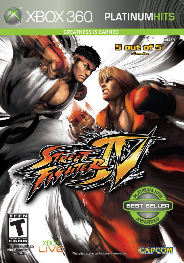 Street Fighter IV (Platinum Hits) - Xbox 360 [Pre-Owned] Video Games Capcom   